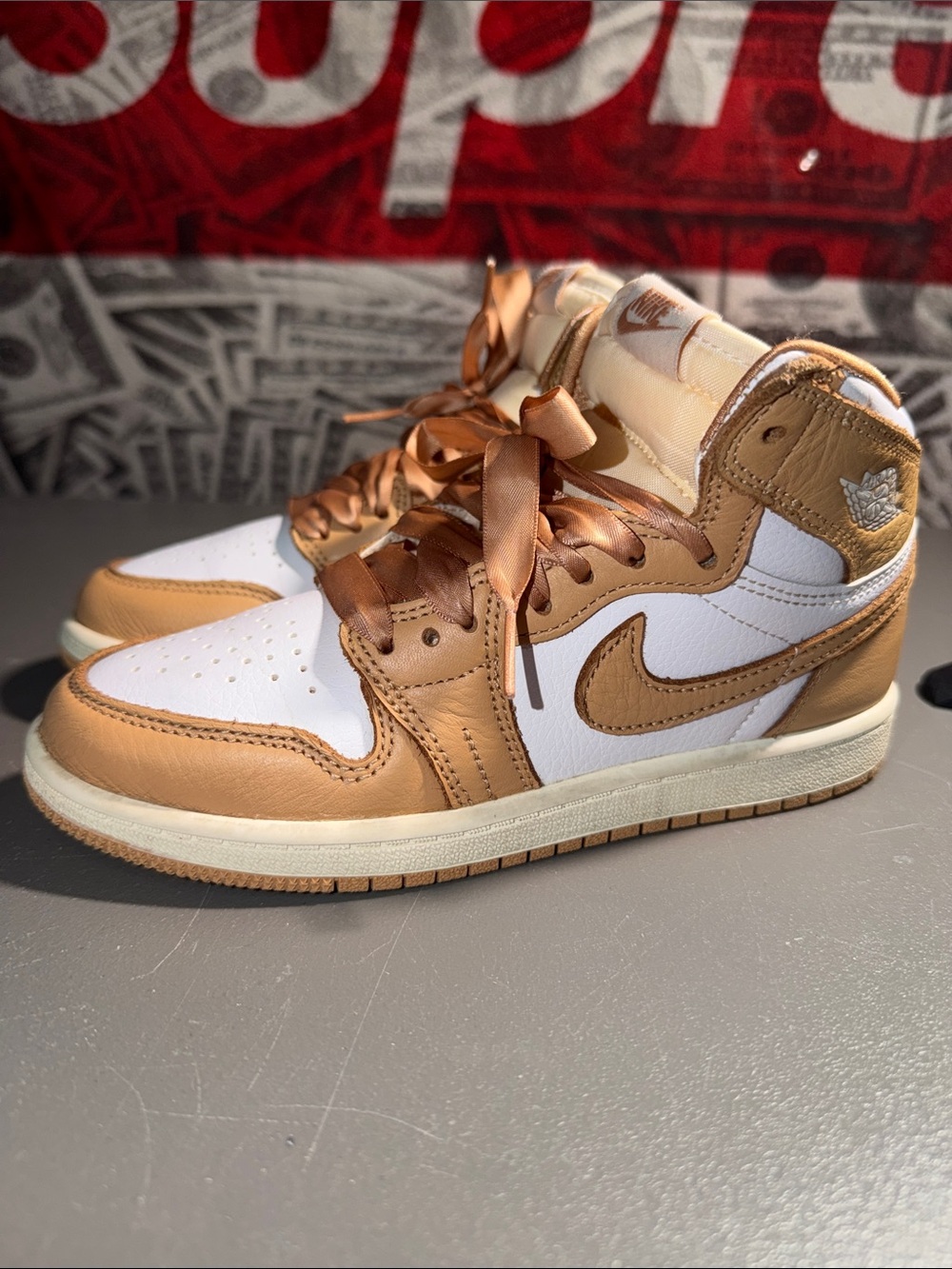 Nike Jordan 1 sneaker in boys size 2Y. Excellent condition